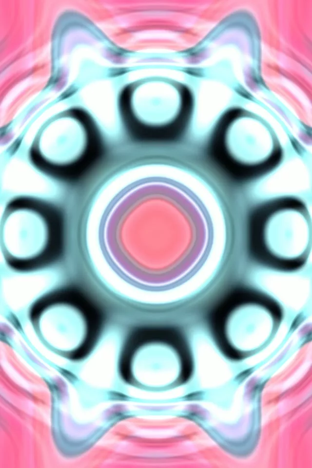 Pulsating Neon Tunnel Vortex | 2:3 Portrait 60fps Screensaver VJLoops