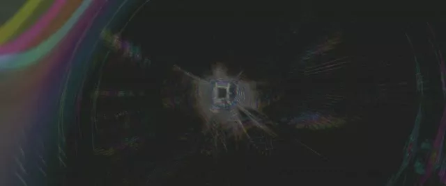 Pulsating Neon Tunnel Vortex 2.39:1 Cinemascope 60fps Screensaver Loop