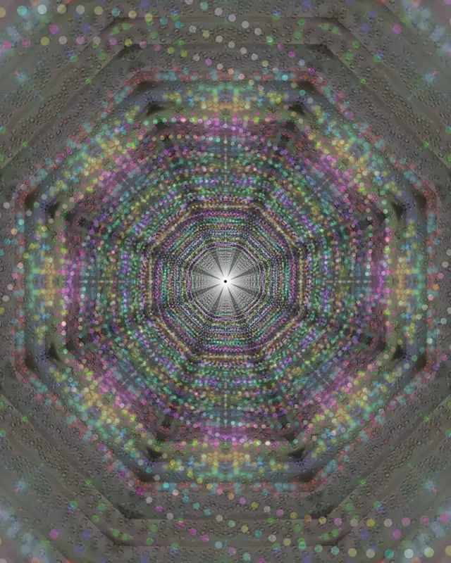 脈動ネオンチューネル渦巻き 4:5 Instagram 60fps スクリーンセーバーループ