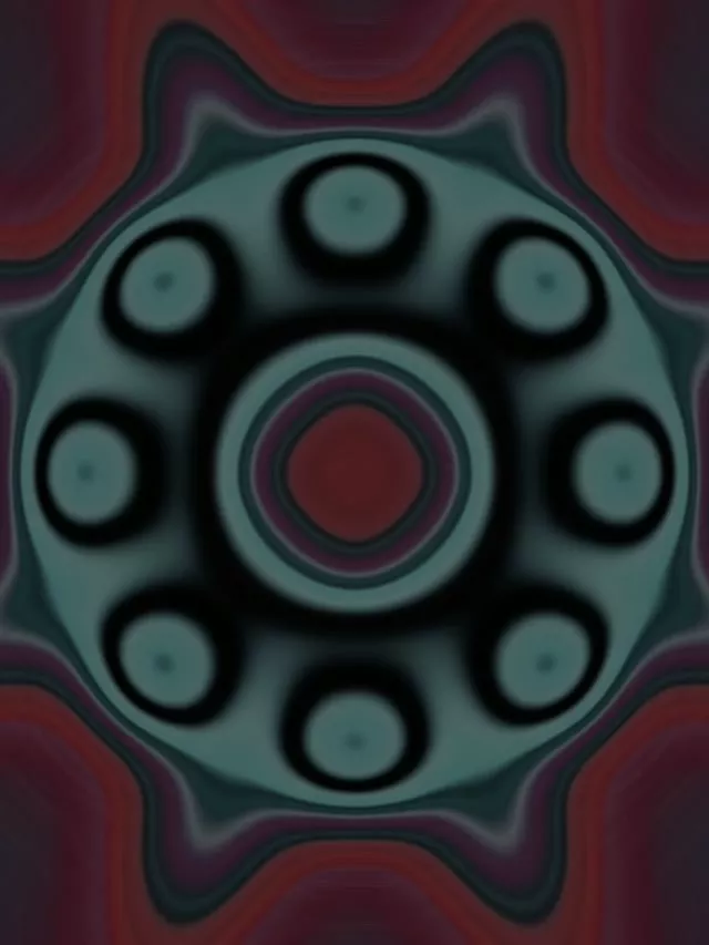 نفق النيون الثماني النابض 3:4 iPad Portrait 60fps VJLoops جهاز التوقف