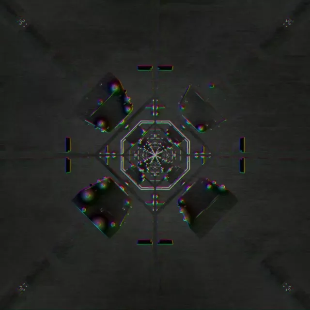 Pulsating Octagonal Neon Tunnel VJ Loop 1:1 Square 60fps Screensaver