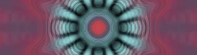 맥박 레드 코어 네온 터널 | 32:9 울트라와이드 60fps VJLoops 스크린세이버