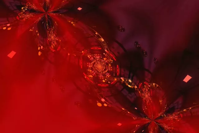 Pulsating Red Diamond Neon Tunnel 3:2 Surface 60fps VJ Loop Screensaver