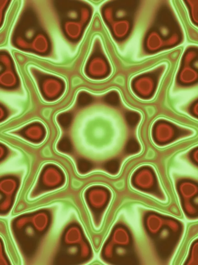 نفق نيون أحمر نابض 3:4 آيباد بورتريه 60fps VJLoops شاشة توقف