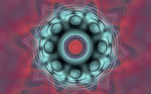 Pulserende Rooi Neon Tunnel Vortex | 16:10 MacBook 60fps Screensaver VJLoops