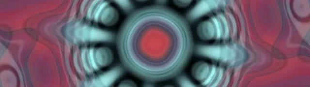 맥박 빨강 네온 터널 소용돌이 | 32:9 울트라와이드 60fps 스크린세이버 루프