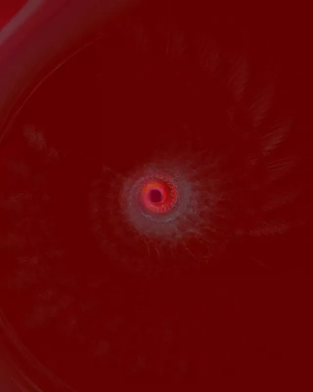 Пулсираща червена неонна тунел вихрушка | 4:5 Instagram 60fps Screensaver VJLoops