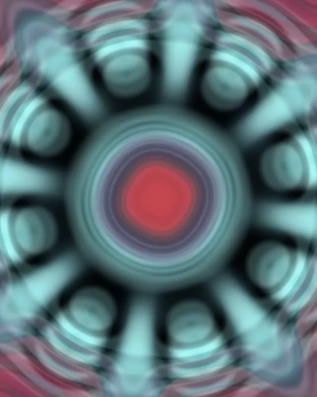 Pulsating Red Neon Tunnel Vortex Loop 4:5 Instagram 60fps Screensaver