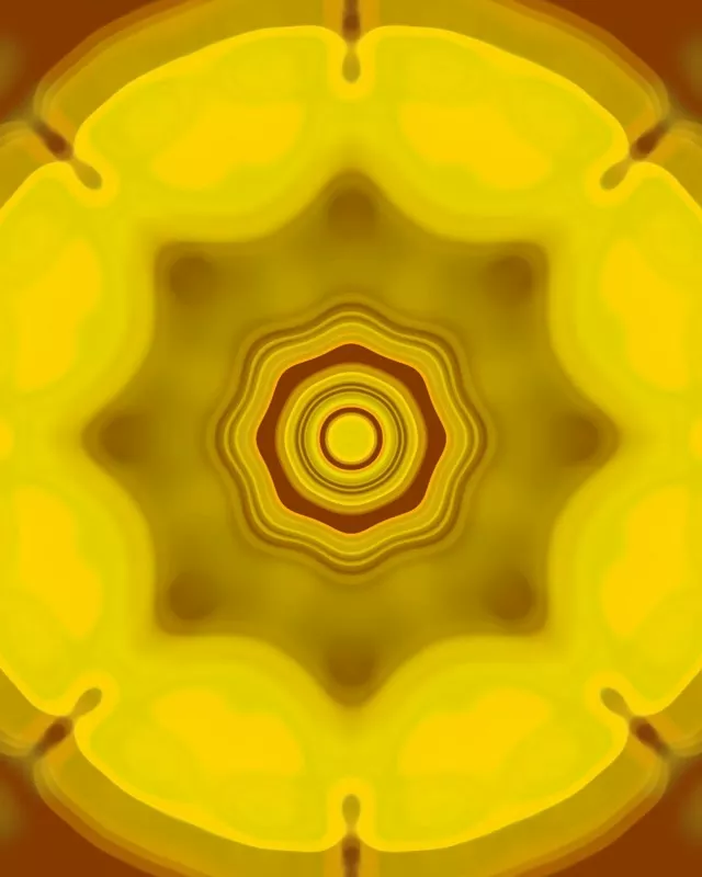 パルセーティング イエロー ネオンテンネル | 4:5 インスタグラム | 60fps スクリーンセーバー VJLoops