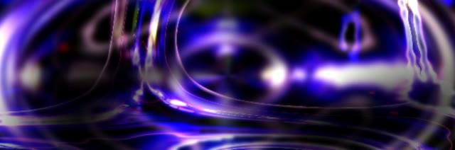 Purple Blue Neon Tunnel VJ Loop 3:1 Triple Wide 60fps Motion Screensaver