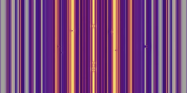 Purple Gold Neon Tunnel VJ Loop 2:1 Univisium 60fps Screensaver Motion