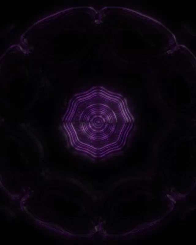 Purple Hexagon Neon Tunnel VJ Loop 4:5 Instagram 60fps Screensaver