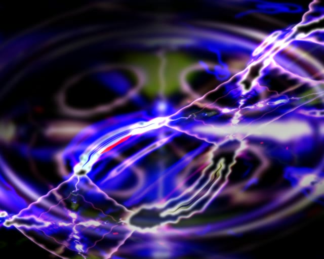 Purple Lightning Neon Tunnel VJ Loop 5:4 Industrial 60fps Screensaver