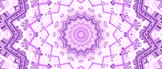 Purple Neon Tunnel Kaleidoscope 21:9 Ultrawide 60fps Screensaver VJ Loop