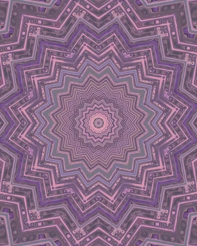 Neon Tunel Fioletowa Gwiazda Kalejdoskop Vj Loop 4:5 Instagram 60fps Wygaszacz