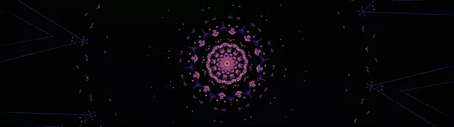 Neon Tunnel Purple Mandala Kaleidoscope Vj Loop 32:9 Super Ultrawide 60fps Screensaver