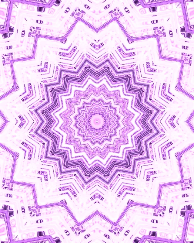 Túnel Neón Púrpura Mandala Protector de Pantalla 60fps 4:5 Instagram Vj Loop