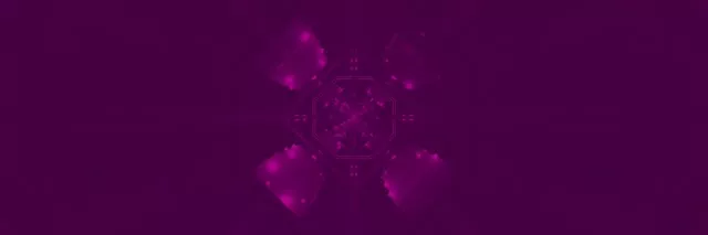 パープルネオントンネルスクリーンセーバー 3:1 トリプルワイド 60fps VJLoops PC ラップトップ