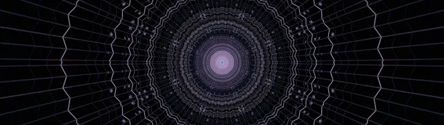 Neon Tunela More Seiangelu Zurrunbiloa Pantaila-babesa 32:9 Super Ultrawide 60fps VJ Loop