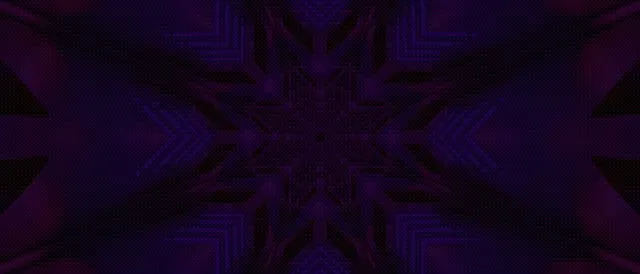 Neon Tunnel Purple Fractal Star Vj Loop 21:9 Ultrawide 60fps Screensaver
