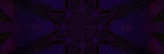 Neon Tunnel Purple Star Burst VJ Loop 3:1 Triple Wide 60fps Screensaver