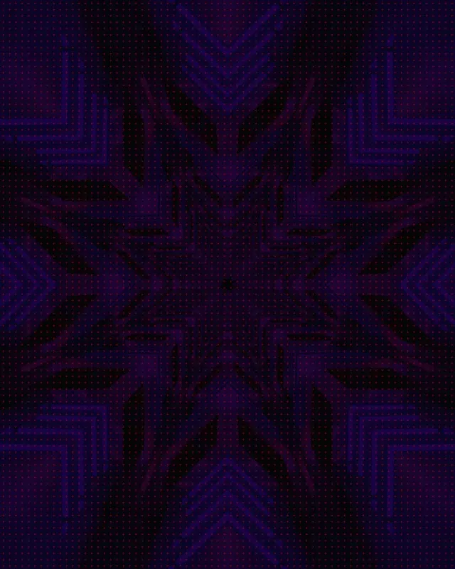 Neon Tunel Ljubičasta Tamna Zvezda VJ Loop 4:5 Instagram 60fps Čuvar Ekrana