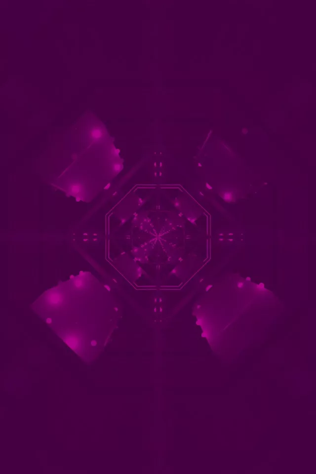 Violetti Neon Tunneli Näytönsäästäjä 60fps 2:3 Photo Portrait VJ Loop