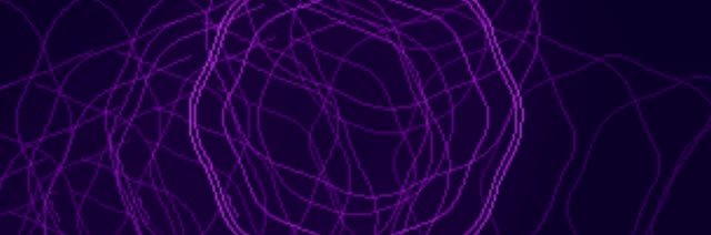 Purple Neon Tunnel VJLoops 3:1 Triple Wide 60fps Screensaver Motion Background