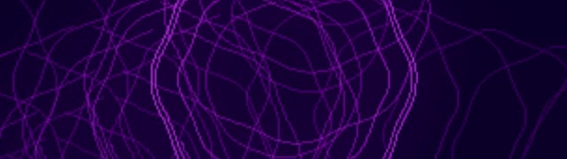 Purple neon tunnel VJ loop 32:9 ultrawide 60fps screensaver motion