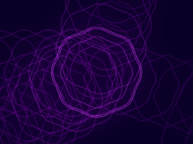 Purple Neon Tunnel VJ Loop 4:3 Classic 60fps Screensaver Motion Background