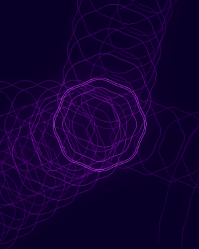 Purple Neon Tunnel VJ Loop 4:5 Instagram 60fps Screensaver Motion