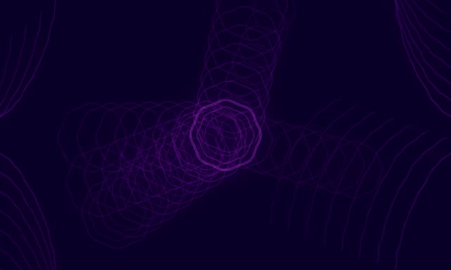 Purple Neon Tunnel VJ Loop 5:3 Wide 60fps Screensaver Motion Background