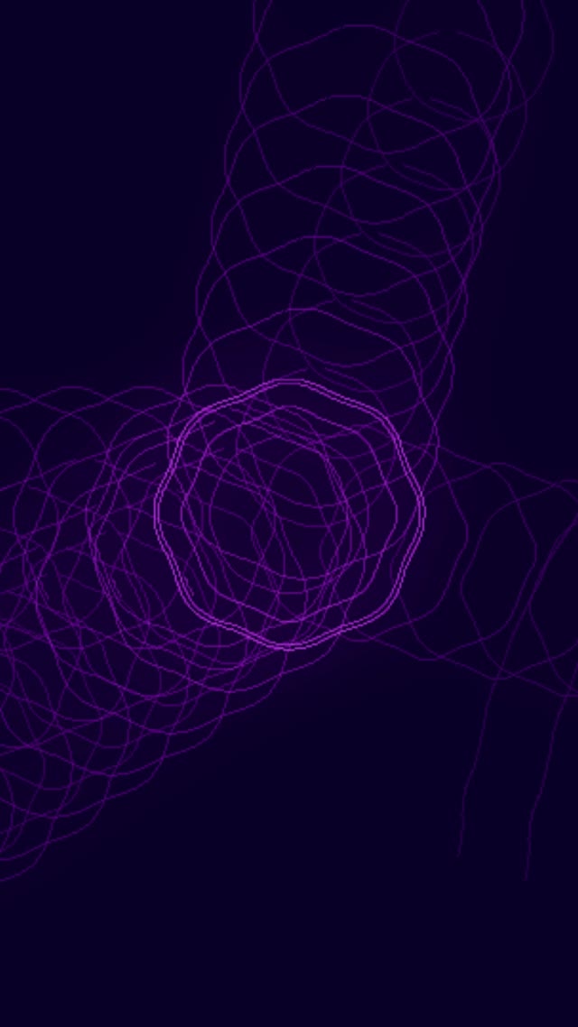 Purple Neon Tunnel VJ Loop 9:16 Reels 60fps Screensaver Motion Background