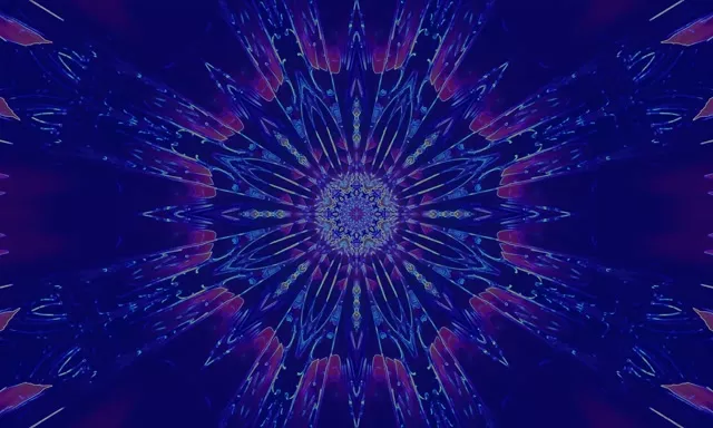 네온 터널 만화경 폭발 VJLoops 5:3 와이드 60fps 화면보호기