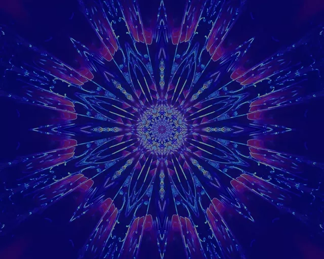 Neon Tunnel Kaleidoskop Burst Vj Loop 5:4 Industrial 60fps Bildschirmschoner