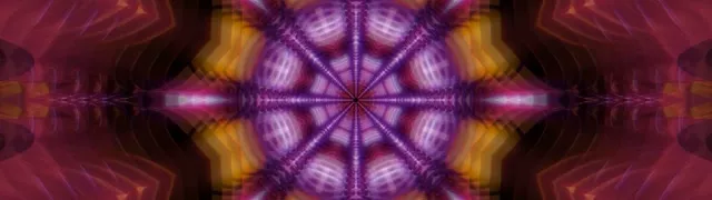 Radial Kaleidoscope Neon Tunnel 32:9 Ultrawide 60fps VJ Loop Screensaver