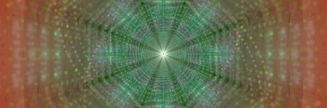 Túnel de neón Radial 3:1 Triple Wide 60fps VJLoops Screensaver Motion Background