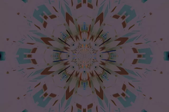 Radiant Kaleidoscope Neon Tunnel 3:2 Surface 60fps VJ Loop Screensaver