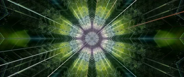Twnel Neon Kaleidoscope Golau Tawdd VJLoops 2.39:1 Cinemascope 60fps Screensaver