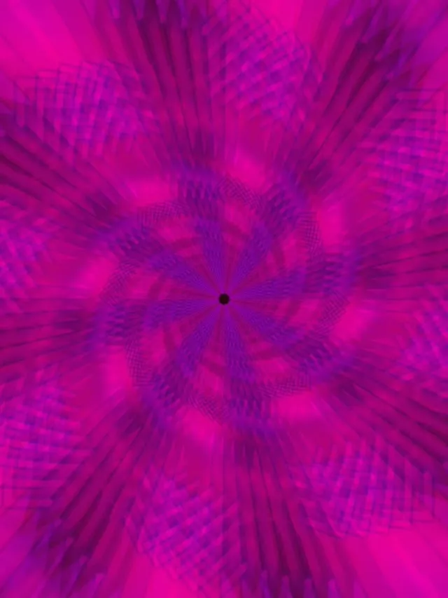 Radiant Pink Neon Tunnel Vortex 3:4 iPad Portrait 60fps Screensaver Loop