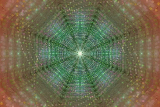 Radiating Diamond Neon Tunnel 3:2 60fps VJLoops Screensaver