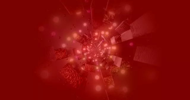 Red นามธรรมระเบิด VJLoops - เรขาคณิตระเบิดเคลื่อนไหวพื้นหลัง