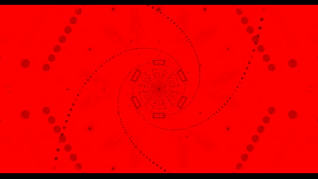 Patrons Geomètrics Abstractes Vermells amb Cercles Flotants - Fons Moviment VJLoops...
