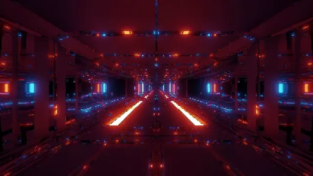 Red Blue Neon Tunnel 4k uhd 60fps Screensaver Vj Loop