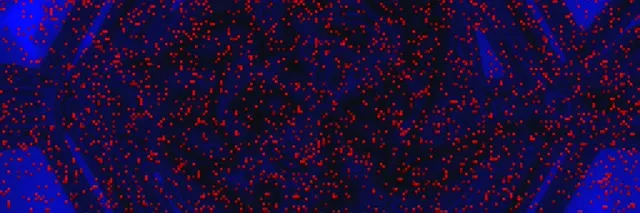 Túnel de Neó Tempesta Píxel Vermell 3:1 Triple Wide 60fps Estalvi de Pantalla VJ Loop