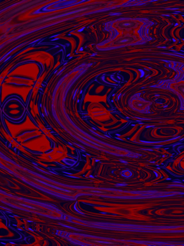 Red Blue Neon Tunnel VJ Loop 3:4 iPad Portrait 60fps Screensaver