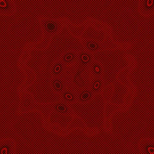 Red Dot Grid Neon Tunnel Vj Loop 1:1 Square 60fps Screensaver