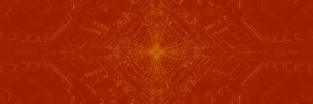 Tunel Neonowy Czerwono Złoty Kalejdoskop Gwiazda VJLoops 3:1 Triple Wide 60fps Wygaszacz