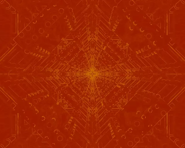 Neon Tonnel Mandala Ster Bars 5:4 industrieel 60fps Skermbeskermer VJLoops