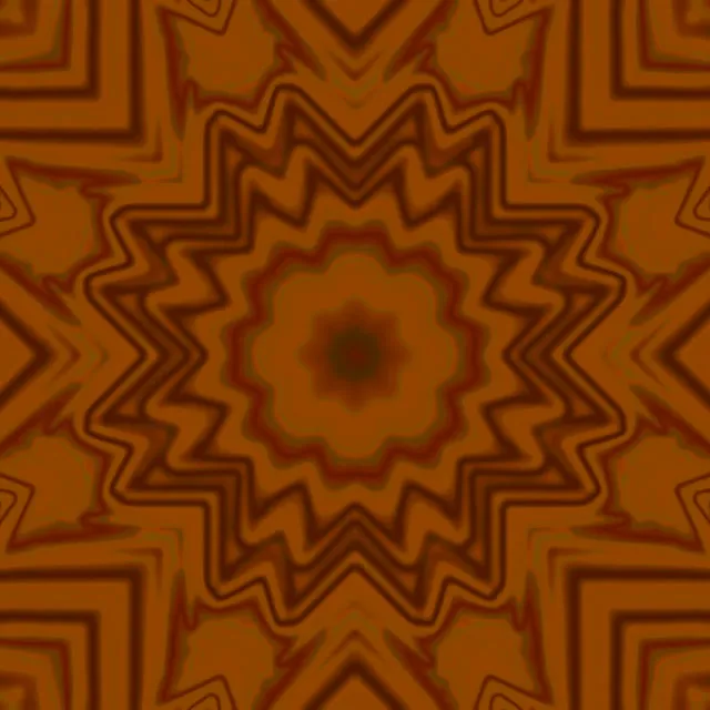 Neon Tunnel Red Green Star Kaleidoscope Vj Loop 1:1 Square 60fps Screensaver